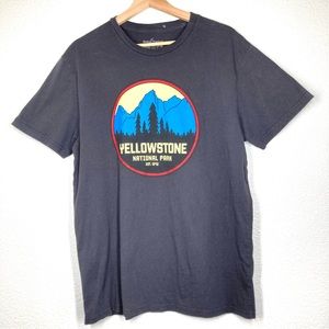 YellowStone National Park Tee Shirt General Standard Size Mens Large Cotton USA